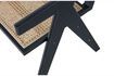 Miniatura Sedia in rattan e legno nero Gunn 7