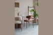 Miniatura Sedia in tessuto beige Claes 3