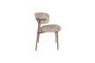 Miniatura Sedia in tessuto beige Claes 8