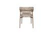 Miniatura Sedia in tessuto beige Claes 9