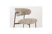 Miniatura Sedia in tessuto beige Claes 5