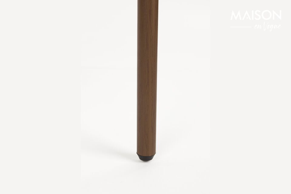 Sedia in tessuto beige Claes - 11