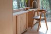 Miniatura Sedia in tessuto beige Mads 2