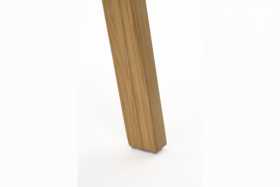 Sedia in tessuto beige Mads - 11