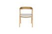 Miniatura Sedia in tessuto beige Mads 6