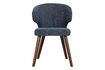 Miniatura Sedia in tessuto misto blu Cape 4