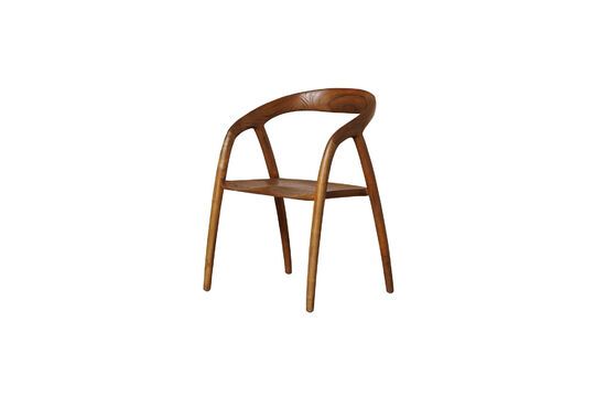 Sedia Lennor in legno scuro