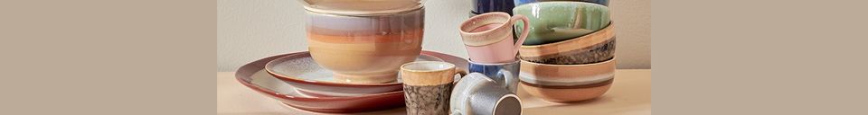 Materiali prima di tutto Serie di 4 tazze da caffè espresso in ceramica anni '70