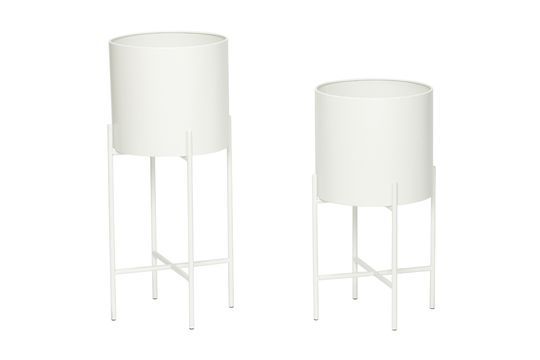 Set di 2 Porta vaso in ferro Airy