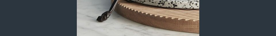 Materiali prima di tutto Set di 2 taglieri rotondi Monarch in rovere chiaro