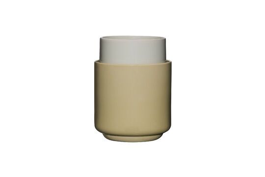 Set di 2 vasi in ceramica verde chiaro Due