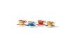Miniatura Set di 4 tazze Grandma in porcellana multicolore 8
