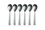 Miniatura Set di 6 cucchiai d'argento in acciaio inox Luxis Foto ritagliata