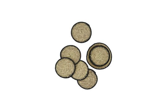 Set di 6 sottopentole Hocean in seagrass