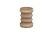 Miniatura Sgabello Babs in paulownia beige 1