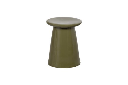 Sgabello in ceramica verde Button