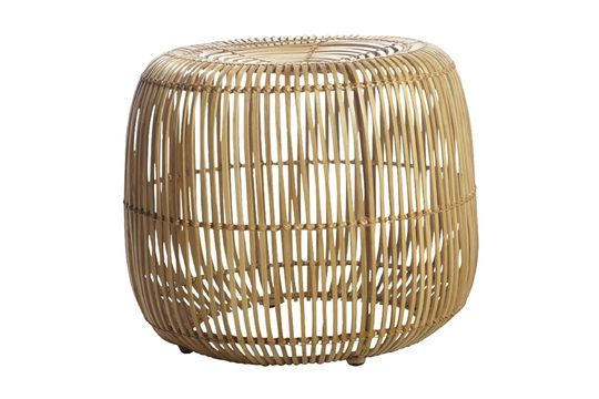 Sgabello in rattan beige Modern Foto ritagliata