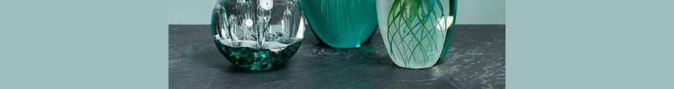 Materiali prima di tutto Solfuro di medusa verde e blu