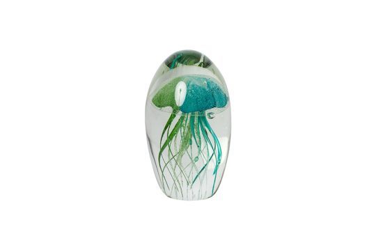 Solfuro di medusa verde e blu Foto ritagliata
