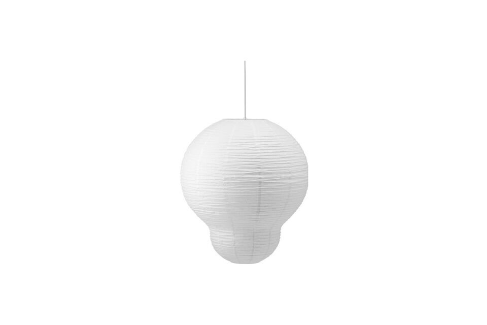 Sospensione in carta bianca Bulb Puff Normann Copenhagen