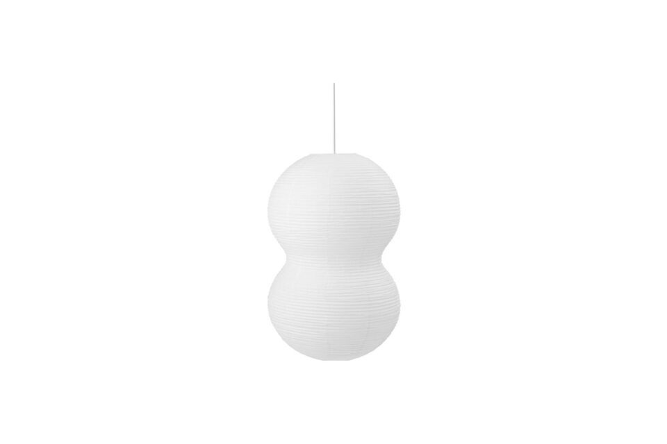 Sospensione in carta bianca Twist Puff Normann Copenhagen