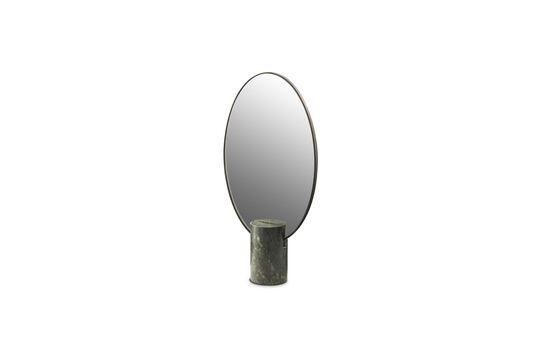 Specchio in marmo verde Ovale Foto ritagliata