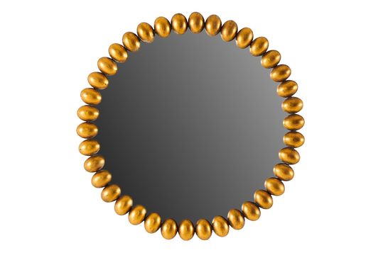 Specchio in metallo dorato Beni