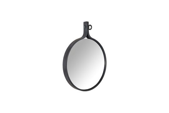 Specchio in metallo nero Attractif