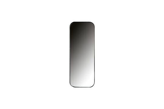 Specchio nero in metallo 110x40cm Dirkje Foto ritagliata