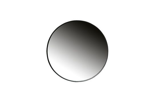 Specchio rotondo in metallo nero Doutzen Foto ritagliata