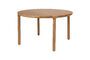 Miniatura Storm beige ronde houten tafel D128 Foto ritagliata