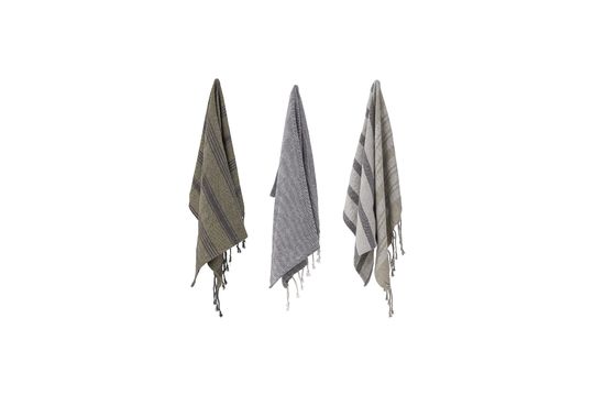 Strofinaccio in cotone grigio Mara