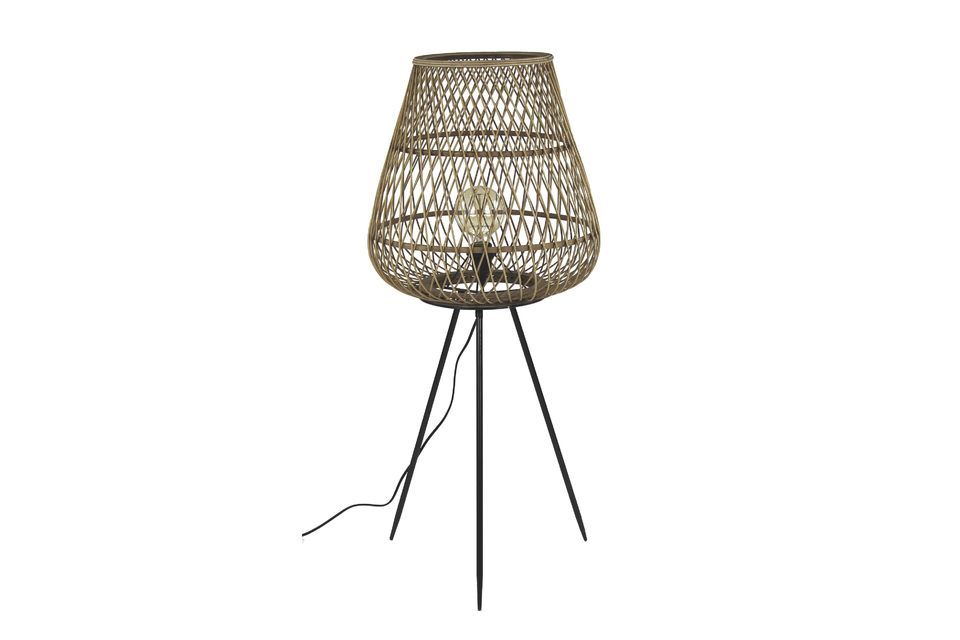 Tao Lampada in bambù intrecciato Pomax