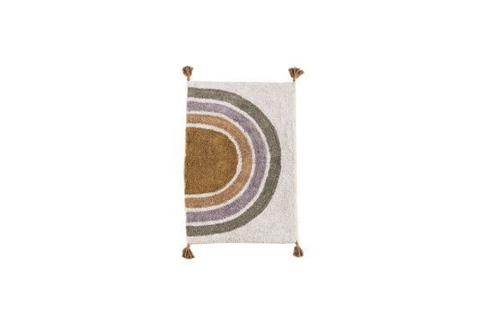 Tappetino da bagno in cotone multicolore Door