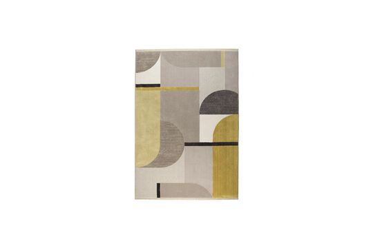 Tappeto 160x230 cm in tessuto giallo Hilton
