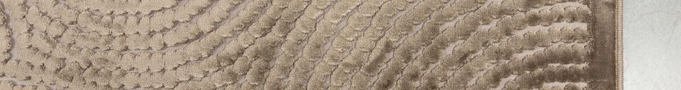 Materiali prima di tutto Tappeto 240x170 cm in tessuto Dots beige