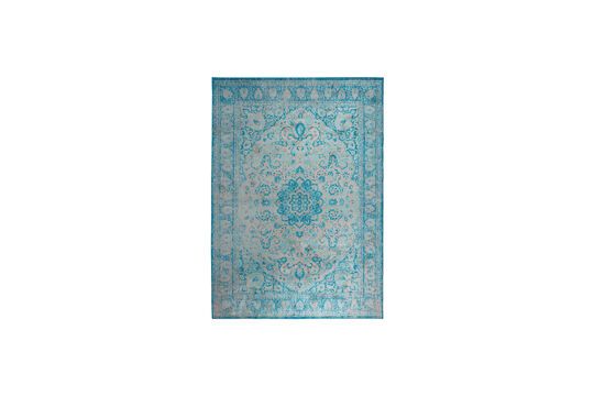 Tappeto Chi in viscosa blu 200x200 cm