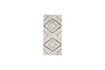 Miniatura Tappeto in cotone bianco e verde 200x90 cm Minis 1