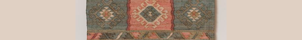 Materiali prima di tutto Tappeto in cotone multicolore 160x230 Patchwork