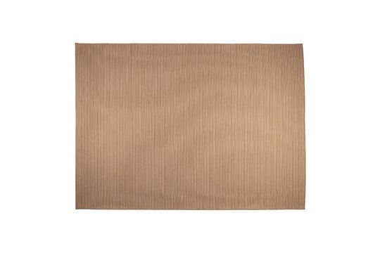 Tappeto in lana arancione 300x200 cm Waves