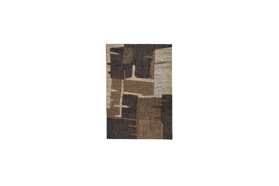 Tappeto in lana marrone Briton DutchBone