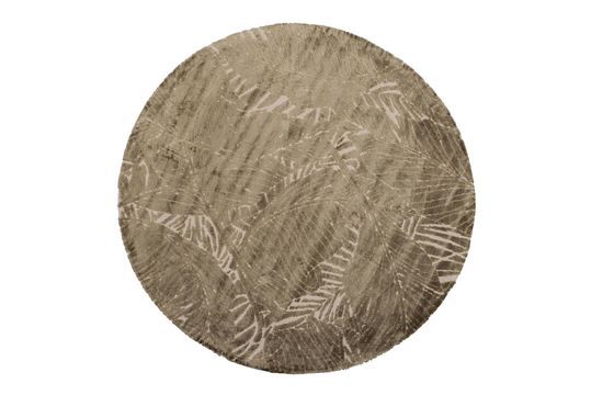 Tappeto in tessuto con disegno di piante Naya