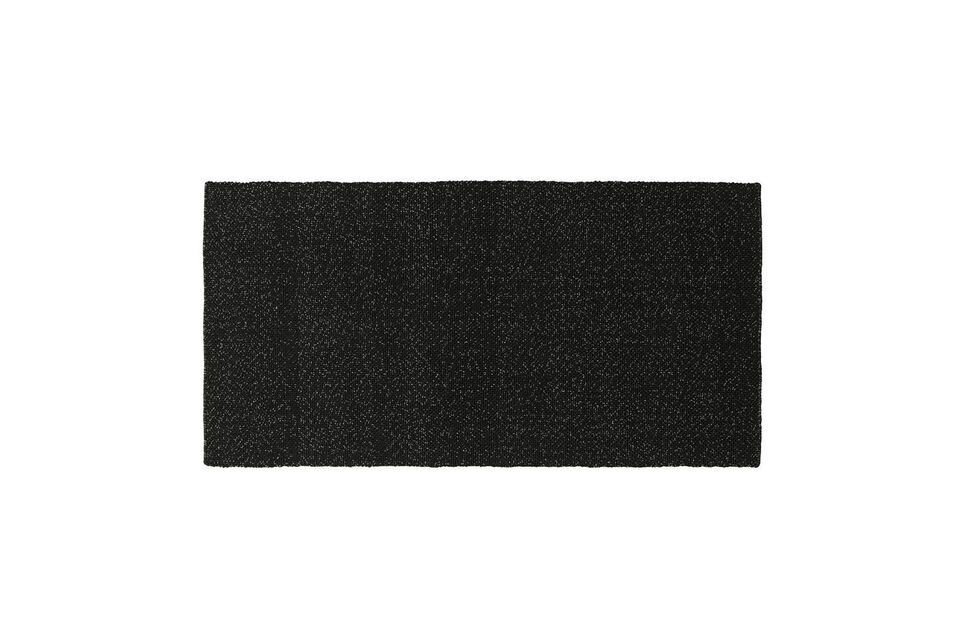 Tappeto in velluto grigio scuro 100x200 Polli Normann Copenhagen