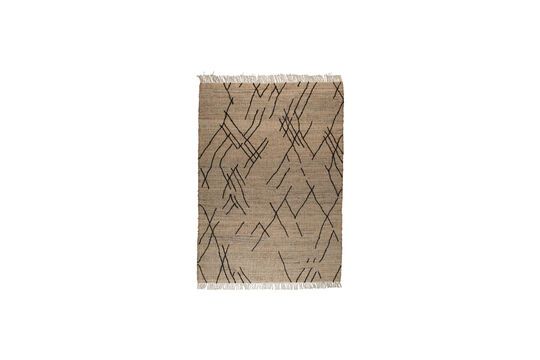 Tappeto Ishank in iuta beige 170x240 cm