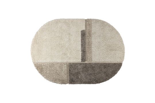 Tappeto Zest in lana grigio 160x230 cm