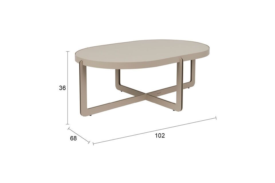 La sua finitura laccata veste il piano in MDF