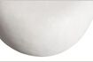 Miniatura Tavolino grande in argilla fibrosa bianca Pebble 4