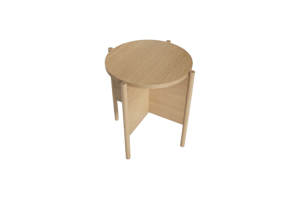 Tavolino Heritage in legno beige - 5