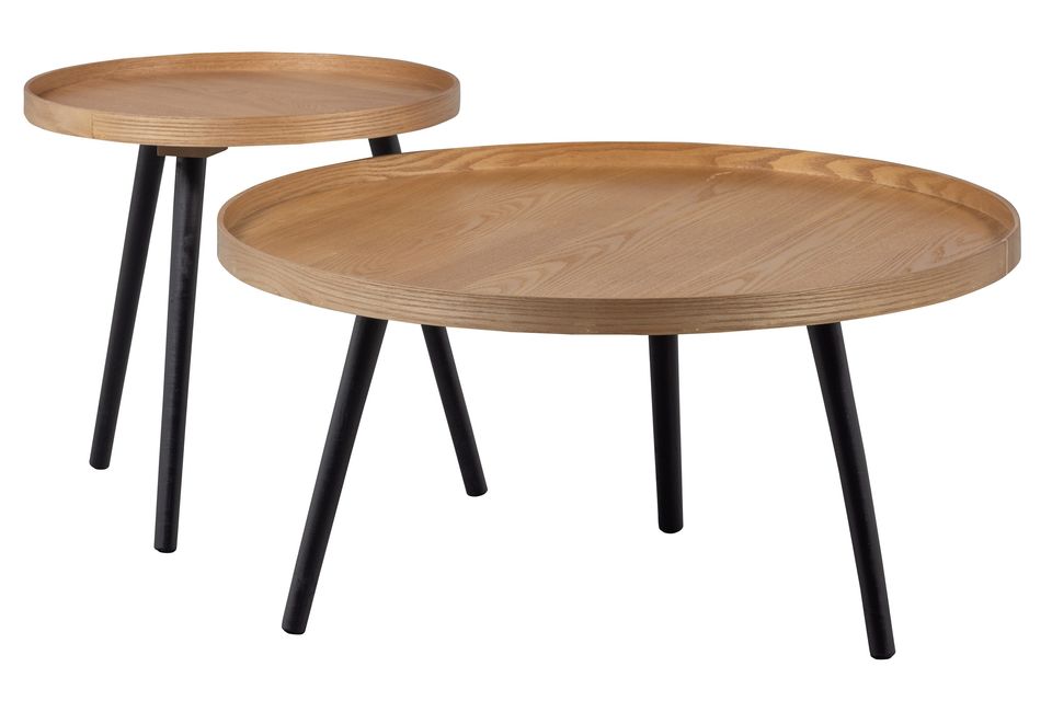 Questo tavolino della collezione Mesa si inserisce perfettamente in qualsiasi spazio abitativo