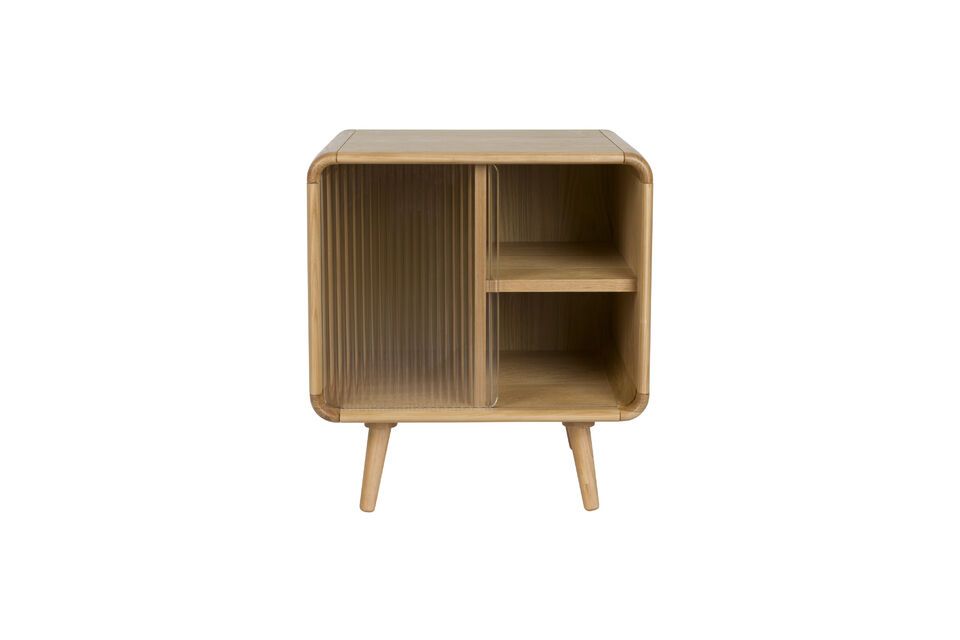 Tavolino in legno beige Rise Zuiver